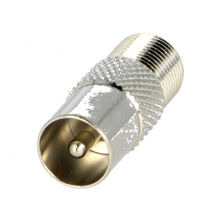 Adaptor F Coaxial 9,5mm cu Mufă pentru Conexiuni Electrice | Electronic-mag.ro | Componente Electronice