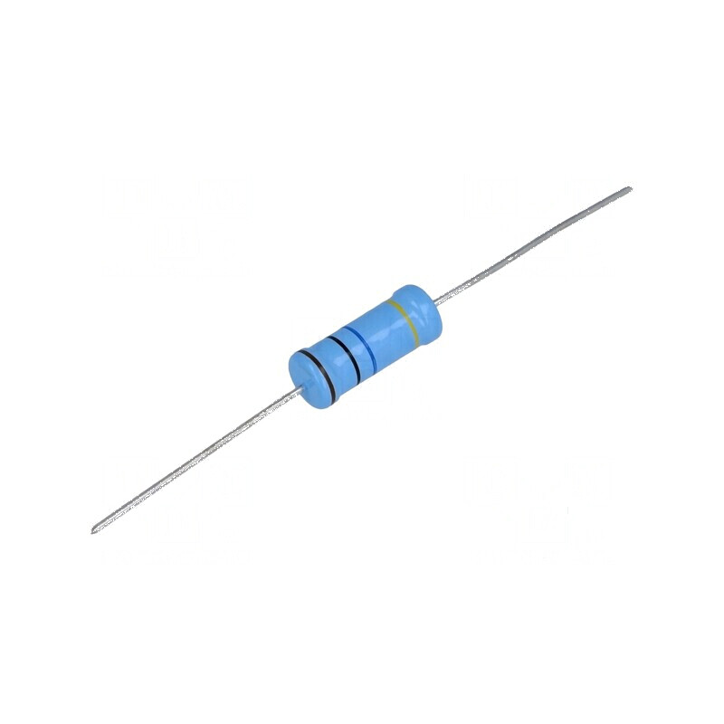 Rezistor metal glaze THT 6,8MΩ 1W ±5% Ø6,8x19mm 200ppm/°C pentru aplicații electronice | Electronic-mag.ro | Componente Electronice