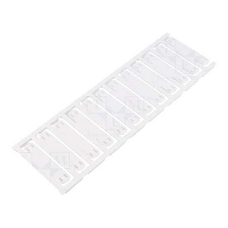 Etichetă poliamidă 66 albă 7÷40mm, rezistență temperatură -40÷100°C, UL94V-2, H: 60mm | Electronic-mag.ro | Componente Electronice