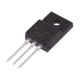 Tranzistor N-MOSFET Unipolar 650V 12A 33,2W TO220F pentru Aplicații Industriale | Electronic-mag.ro | Componente Electronice