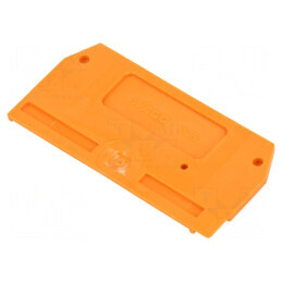 Placă despărţitoare portocalie 279, dimensiuni 2x27x52mm, pentru utilizări industriale | Electronic-mag.ro | Componente Electronice