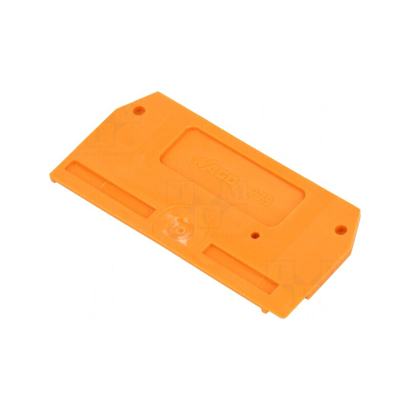 Placă despărţitoare portocalie 279, dimensiuni 2x27x52mm, pentru utilizări industriale | Electronic-mag.ro | Componente Electronice