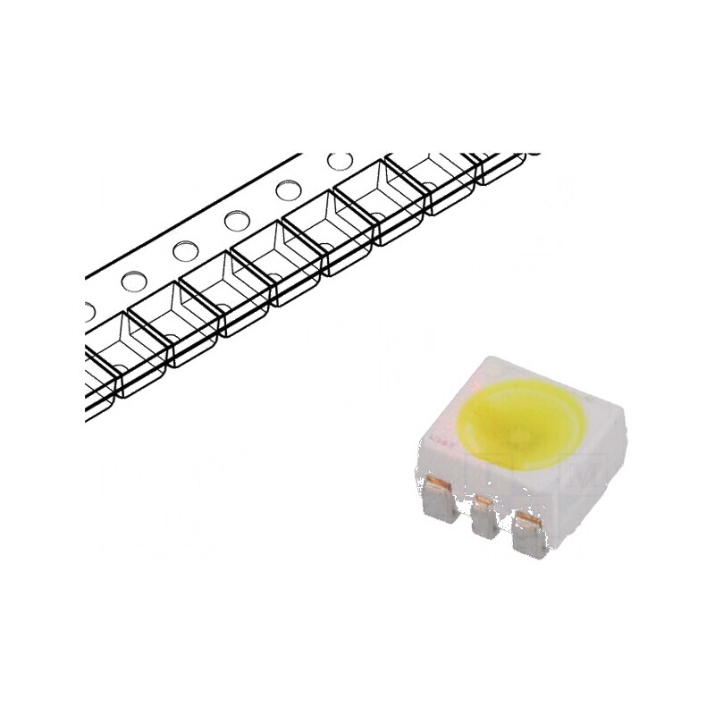 LED SMD 3528 PLCC6 Alb Rece 5600K 24,2-37,8lm 7,1-14cd 120° | Electronic-mag.ro | Componente Electronice LED SMD 3528 PLCC6 Alb Rece 5600K 24,2-37,8lm 7,1-14cd 120° | Electronic-mag.ro | Componente Electronice
