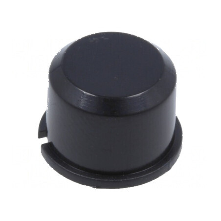 Tastă rotundă neagră din plastic Ø9,6mm - Componente electronice | Electronic-mag.ro | Componente Electronice