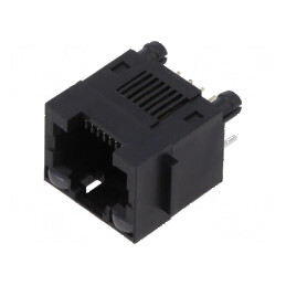 Conector RJ45 Soclu 8p8c cu Diodă LED și Pin 8 - THT | Electronic-mag.ro | Componente Electronice