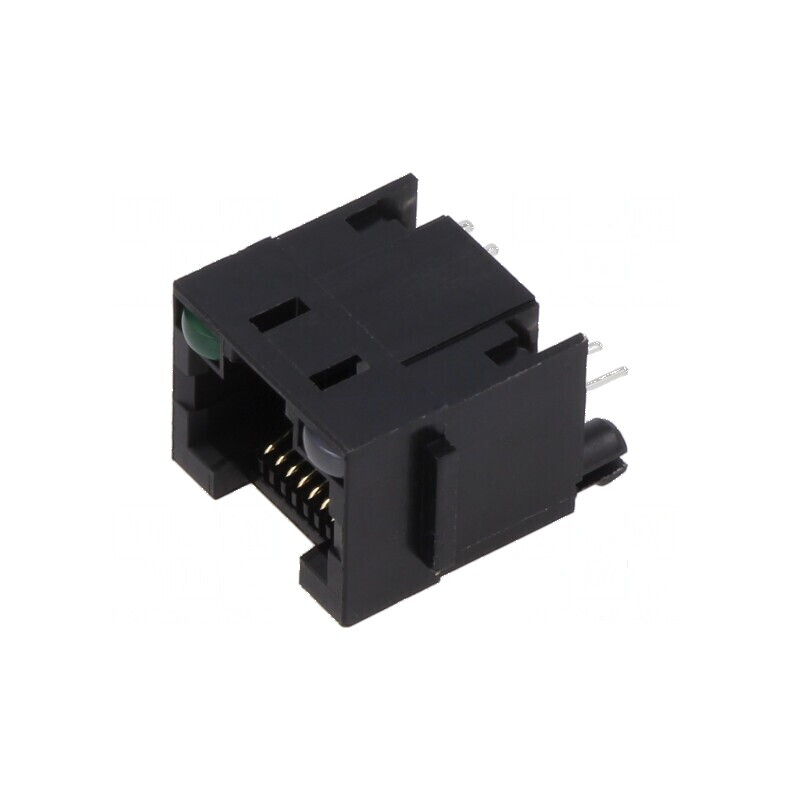 Conector RJ45 Soclu 8p8c cu Diodă LED, PIN 8, THT - Componente Electronice Profesionale | Electronic-mag.ro | Componente Electronice Conector RJ45 Soclu 8p8c cu Diodă LED, PIN 8, THT - Componente Electronice Profesionale | Electronic-mag.ro | Componente Electronice