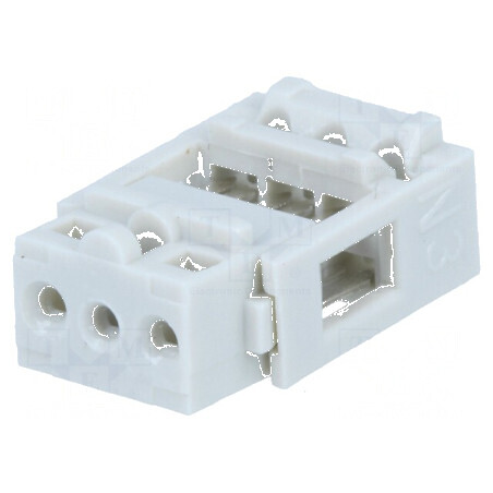Conector IDC Mufă Mamă PIN 3, 2,54mm THT Cositorit - Soluție de Conectivitate Profesională | Electronic-mag.ro | Componente Electronice