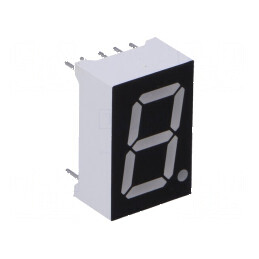 Afișaj LED 7 segmente 14,2mm 0,56" Nr. car: 1 roșie 35mcd - Display Digital Profesional | Electronic-mag.ro | Componente Electronice