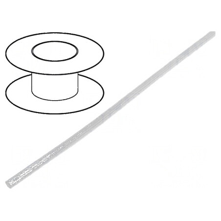 Manșon electroizolant din fibră de sticlă, rezistent la temperaturi de -40 până la 180°C, diametru interior 2mm | Electronic-mag.ro | Componente Electronice