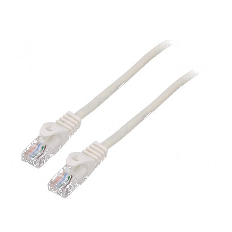 Cablaj de rețea U/UTP 5e Litat CCA PVC Alb 0,25m 26AWG - Patch Cord Fire: 8 | Electronic-mag.ro | Componente Electronice