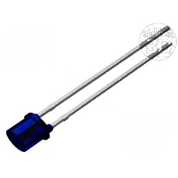 Fototranzistor 3mm cu lentilă albastră, λp max: 550nm, putere 70mW | Electronic-mag.ro | Componente Electronice