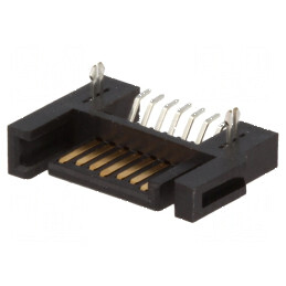 Conector SATA Soclu Tată cu 7 Pini - Compatibilitate Avansată pentru Dispozitive de Stocare | Electronic-mag.ro | Componente Electronice
