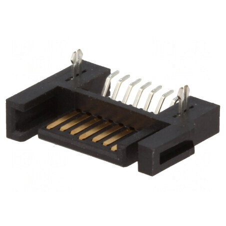 Conector SATA Soclu Tată cu 7 Pini - Compatibilitate Avansată pentru Dispozitive de Stocare | Electronic-mag.ro | Componente Electronice