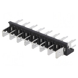 Terminal Conector Spadă 6,3mm THT 250V Drept Raster 7,62mm - Componentă Electrică Profesională | Electronic-mag.ro | Componente Electronice