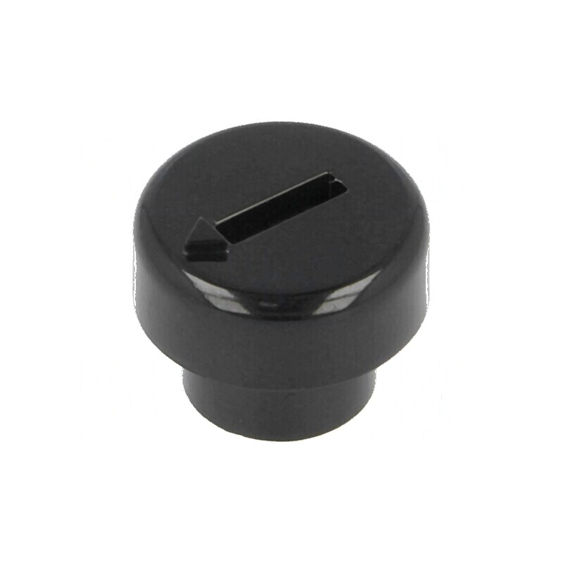 Buton Rotativ Miniatural din Plastic Ø6mm, Dimensiuni Ø12x4,5mm, Culoare Neagră | Electronic-mag.ro | Componente Electronice Buton Rotativ Miniatural din Plastic Ø6mm, Dimensiuni Ø12x4,5mm, Culoare Neagră | Electronic-mag.ro | Componente Electronice