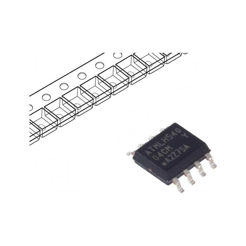 Memorie EEPROM 4kb I2C 512x8bit 1,7-5,5V 1MHz SO8 - Componente Electronice | Electronic-mag.ro | Componente Electronice