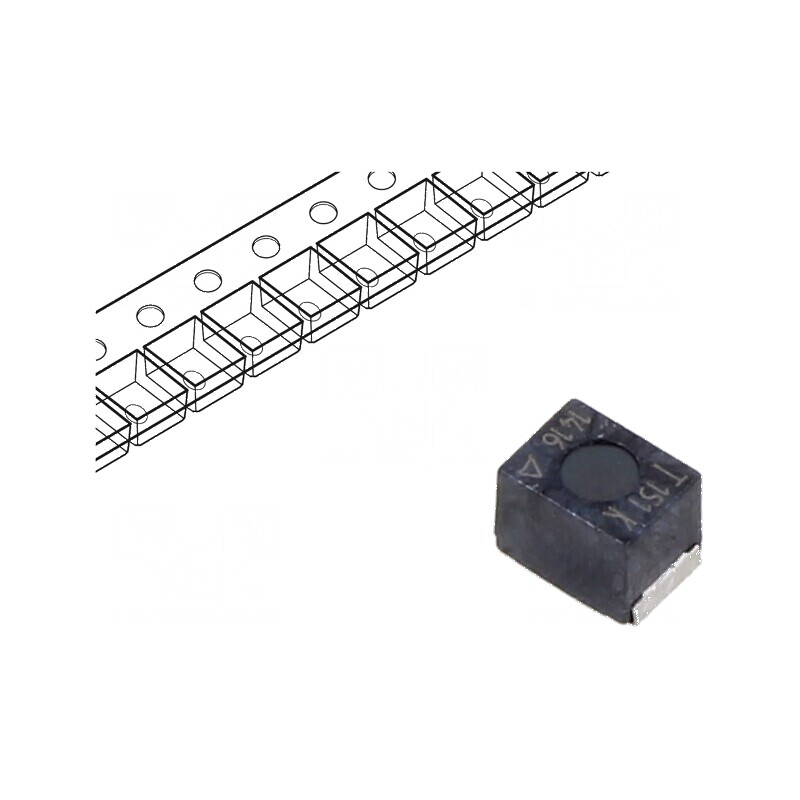 Inductor SMD 1812 Ferită 150uH 160mA 6Ω Q20 6,1MHz ±10% | Electronic-mag.ro | Componente Electronice Inductor SMD 1812 Ferită 150uH 160mA 6Ω Q20 6,1MHz ±10% | Electronic-mag.ro | Componente Electronice