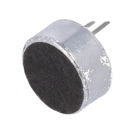 Microfon Condensator Profesional 100-16000Hz 2,2kΩ Ø9,7x4,5mm 600uA pentru Înregistrări Audio de Înaltă Calitate | Electronic-mag.ro | Componente Electronice