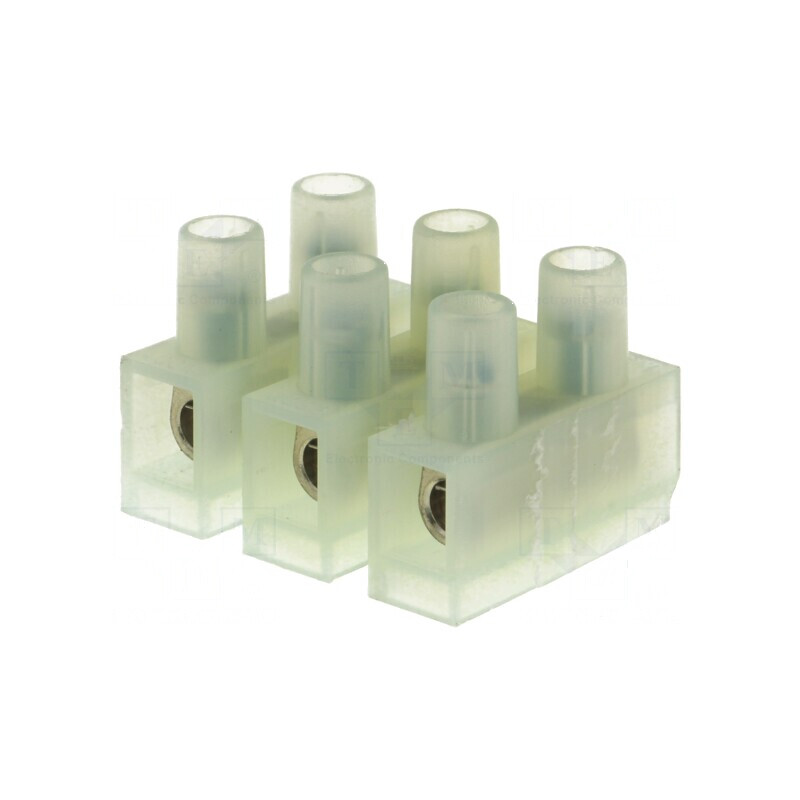 Regletă de conexiuni terminale cu șurub 4mm² 400V, 3 piste pentru instalații electrice | Electronic-mag.ro | Componente Electronice Regletă de conexiuni terminale cu șurub 4mm² 400V, 3 piste pentru instalații electrice | Electronic-mag.ro | Componente Electronice