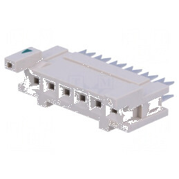 Conector cablu-placă mufă mamă DF1 2,5mm cu 6 pini IDC pe cablu | Electronic-mag.ro | Componente Electronice