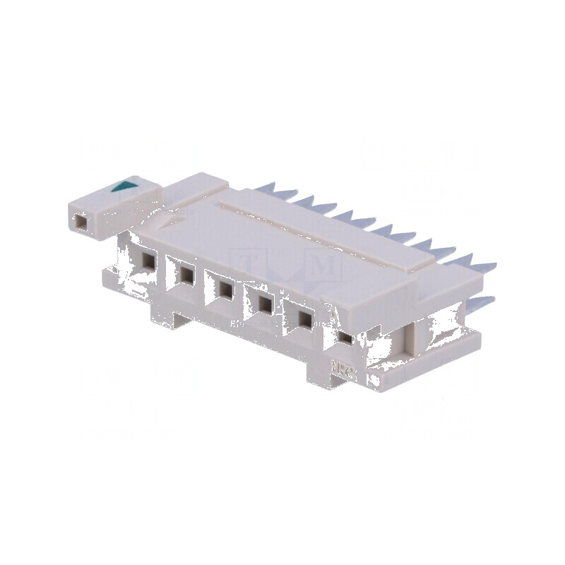 Conector cablu-placă mufă mamă DF1 2,5mm cu 6 pini IDC pe cablu | Electronic-mag.ro | Componente Electronice