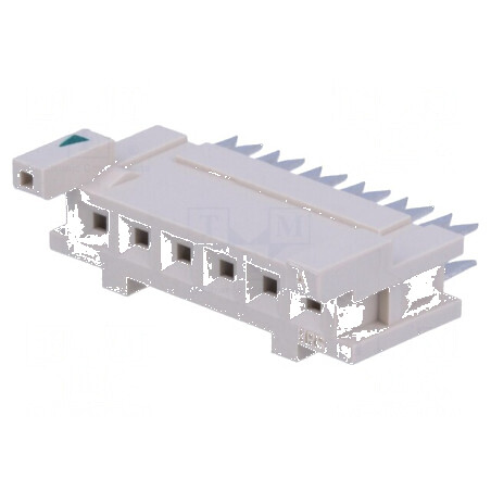 Conector cablu-placă mufă mamă DF1 2,5mm cu 6 pini IDC pe cablu | Electronic-mag.ro | Componente Electronice