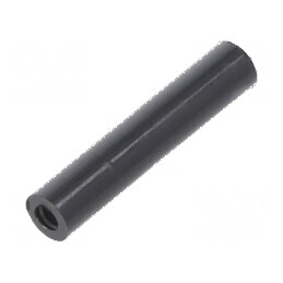 Manșon Distanțier Cilindric din Poliamidă M2,5 - Lungime 25mm - Negru | Electronic-mag.ro | Componente Electronice