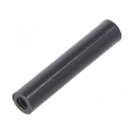 Manșon Distanțier Cilindric din Poliamidă M2,5 - Lungime 25mm - Negru | Electronic-mag.ro | Componente Electronice