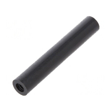 Manşon Distanţier Cilindric Poliamidă M2,5 - Lungime 30mm, Culoare Neagră | Electronic-mag.ro | Componente Electronice