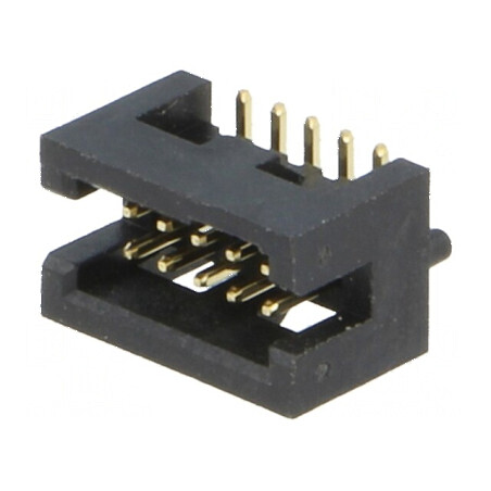 Conector IDC soclu tată PIN 10 drept SMT cu finisaj aurit 1,27mm | Electronic-mag.ro | Componente Electronice