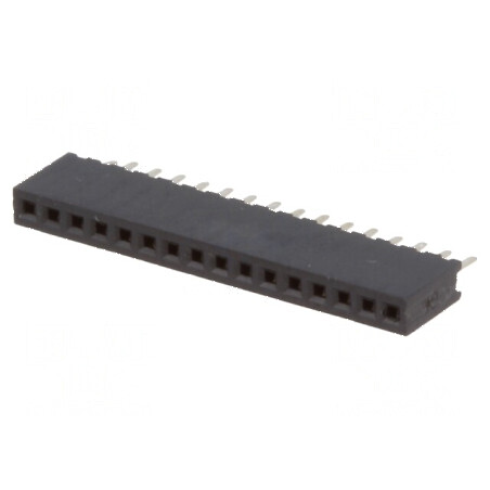 Conector şiruri pini soclu mamă 16 PIN 1,27mm THT 1x16 | Electronic-mag.ro | Componente Electronice