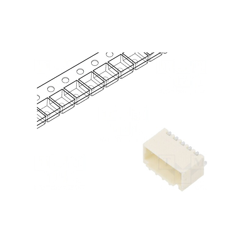 Conector cablu-placă soclu tată Pico-SPOX 1,5mm PIN 5 SMT - Componentă electronică pentru asamblare profesională | Electronic-mag.ro | Componente Electronice