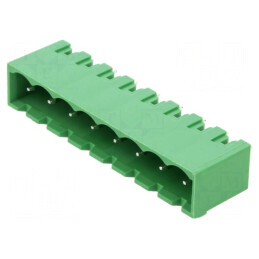 Regletă de conexiuni deconectabilă 5,08mm, 8 piste, tip tată | Electronic-mag.ro | Componente Electronice