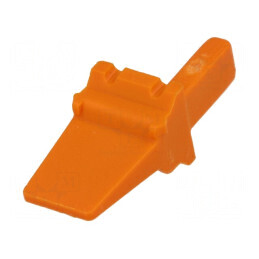 Clichet de Blocare Tată DTM cu PIN 4 - Orange | Electronic-mag.ro | Componente Electronice