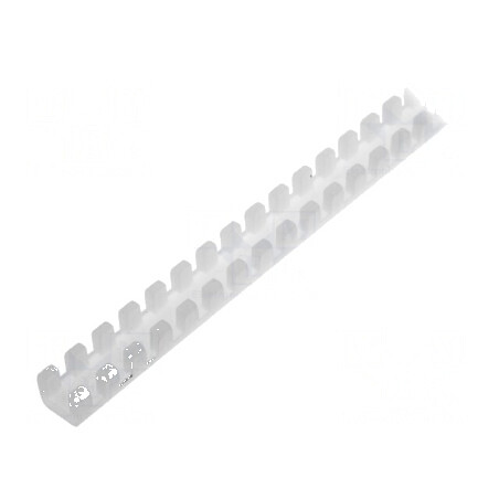 Ecran poliamidă pentru orificii și margini, 320,5 mm, culoare naturală | Electronic-mag.ro | Componente Electronice