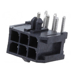 Conector cablu-placă soclu tată Minitek® Pwr 3.0, 3mm, 6 pini | Electronic-mag.ro | Componente Electronice