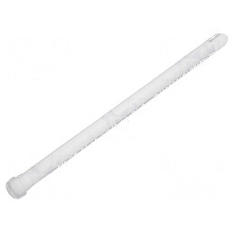 Tub LED rotund Ø3,2mm cu parte frontală convexă dreptă - Accesorii iluminat profesional | Electronic-mag.ro | Componente Electronice