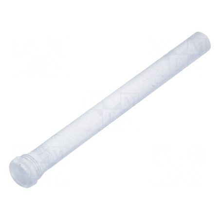 Tub LED rotund Ø5mm cu parte frontală convexă dreptă - Accesoriu iluminat profesional | Electronic-mag.ro | Componente Electronice