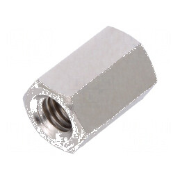 "Piuliță Distanțieră Filetată M6 Hexagonală 15mm - Accesorii pentru Construcții și Montaj" | Electronic-mag.ro | Componente Electronice