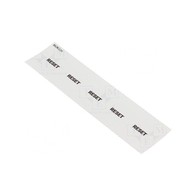Tăbliță Descriptivă OKTRON®-JUWEL pentru Marcare Clapetă RESET - Soluție Profesională de Identificare | Electronic-mag.ro | Componente Electronice Tăbliță Descriptivă OKTRON®-JUWEL pentru Marcare Clapetă RESET - Soluție Profesională de Identificare | Electronic-mag.ro | Componente Electronice