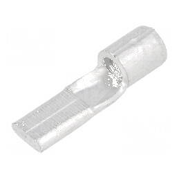 Vârf Plat 7mm pentru Cablu Neizolat 8AWG, Crimpat, 6,64÷10,52mm² | Electronic-mag.ro | Componente Electronice