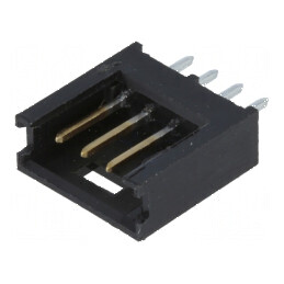 Conector cablu-placă soclu tată AMPMODU MOD II 2,54mm, 4 pini - soluție de interfață profesională | Electronic-mag.ro | Componente Electronice