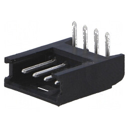 Conector AMPMODU MOD II 2,54mm Cablu-Placă Soclu Tată 4 PIN | Electronic-mag.ro | Componente Electronice
