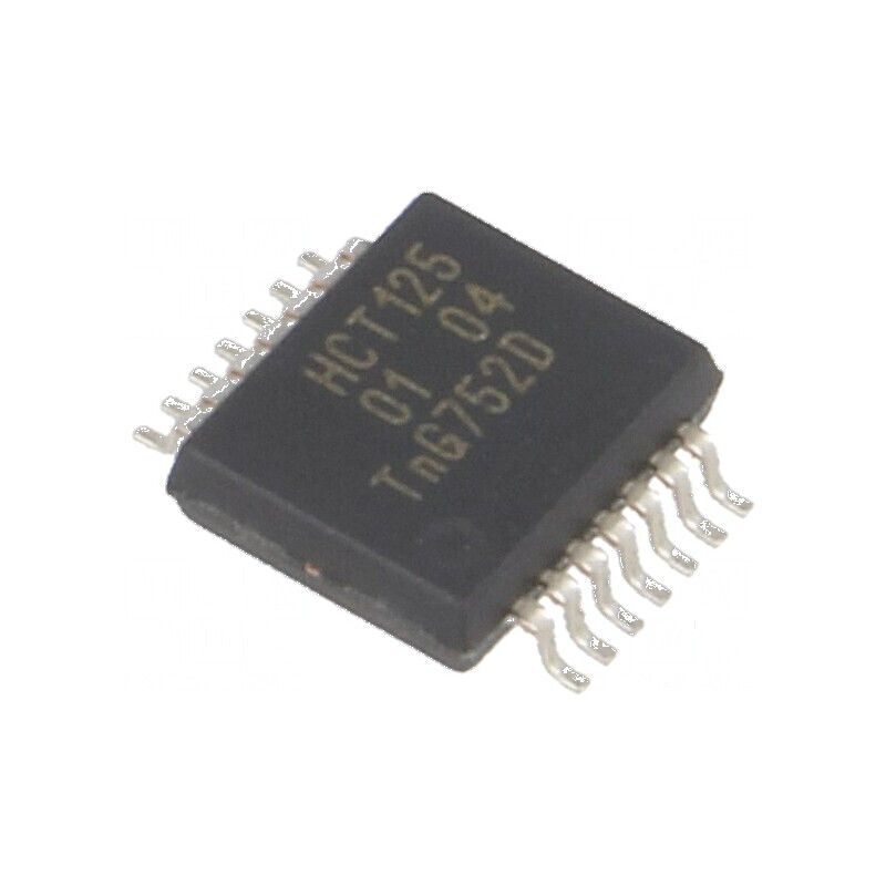 Buffer digital non-inversor IC declanșator linie canal 4 SMD | Electronic-mag.ro | Componente Electronice