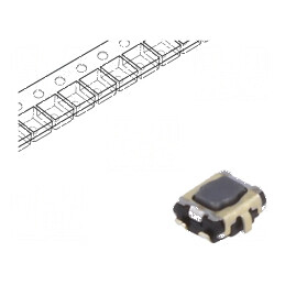 Microîntrerupător TACT SPST Pozitie 2 SMT Fără 5N Dimensiuni 2,9x3,5x1,4mm | Electronic-mag.ro | Componente Electronice