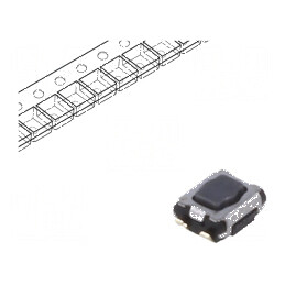 Microîntrerupător TACT SPST Poz: 2 SMT 2,9x3,5x1,4mm fără 5N - Comutator compact pentru aplicații electronice | Electronic-mag.ro | Componente Electronice