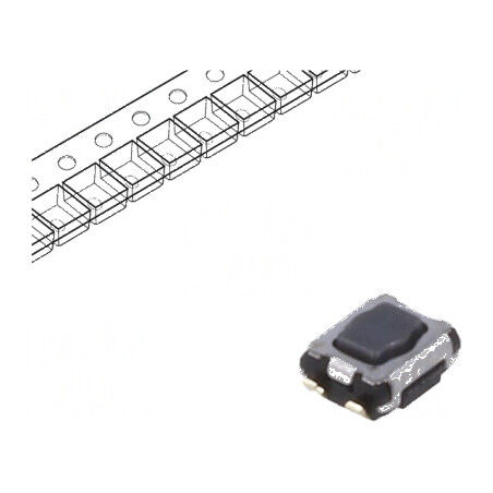 Microîntrerupător TACT SPST Poz: 2 SMT 2,9x3,5x1,4mm fără 5N - Comutator compact pentru aplicații electronice | Electronic-mag.ro | Componente Electronice