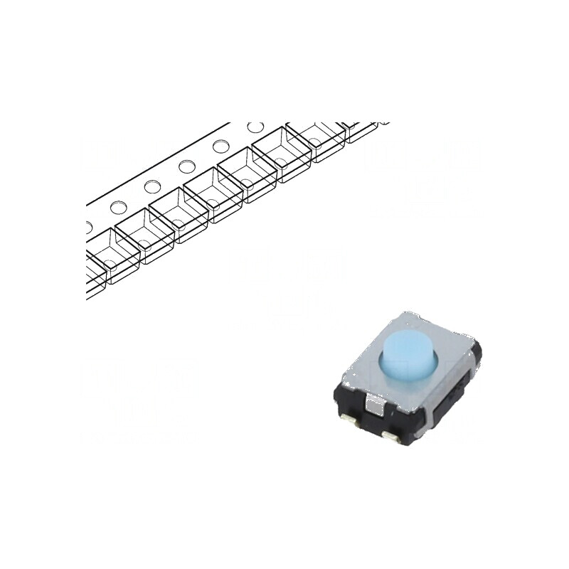 Microîntrerupător TACT SPST 0,02A/15VDC SMT Poz: 2 fără 2,5mm | Electronic-mag.ro | Componente Electronice Microîntrerupător TACT SPST 0,02A/15VDC SMT Poz: 2 fără 2,5mm | Electronic-mag.ro | Componente Electronice