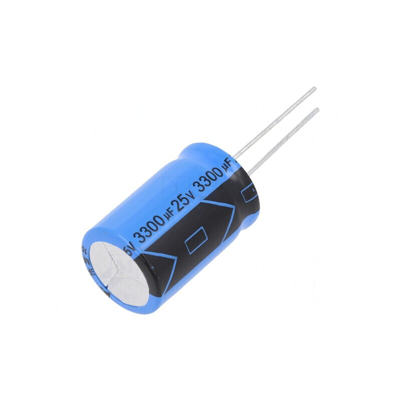 Condensator electrolitic THT 3300uF 25VDC ±20% 2000h 16x25mm - Componentă electronică de înaltă performanță | Electronic-mag.ro | Componente Electronice Condensator electrolitic THT 3300uF 25VDC ±20% 2000h 16x25mm - Componentă electronică de înaltă performanță | Electronic-mag.ro | Componente Electronice