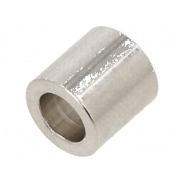 Manșon Distanțier Cilindric 10mm din Alamă Nichelată - Diametru Exterior 10mm | Electronic-mag.ro | Componente Electronice